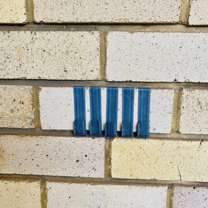 Our Brick Hooks - 5 Pack will easily secure your items to your brick walls.