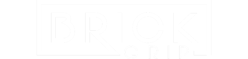 Brick Grip white logo image