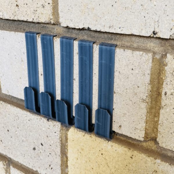 Five blue brick hook from Brick Grip